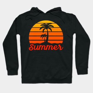 Summer Sunset Design Hoodie